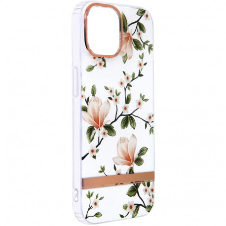 Mobiili tagakaas Setty Galaxy S25 Trendy Chic lilled, roheline