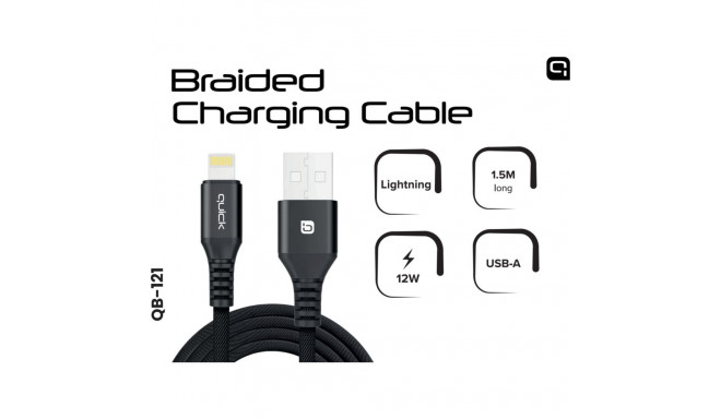 USB kaabel Quick USB to Lightning 1.5m
