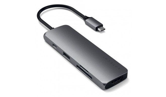 USB jagaja Satechi USB-C Multiport Pro, hall