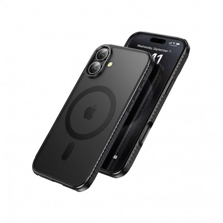 Mobiili tagakaas Hoco iPhone 16 Plus Magsafe Armour, must