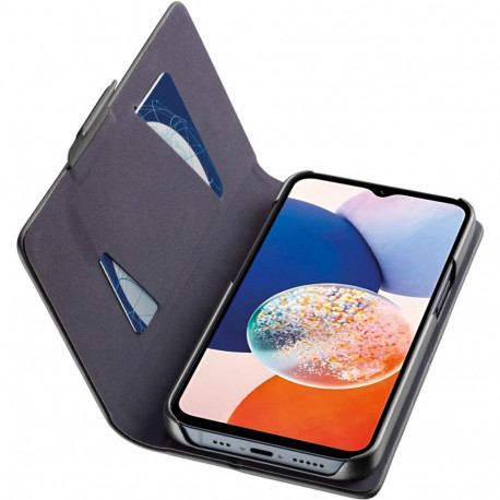 Kaardivahega mobiiliümbris Cellular Line Galaxy A15 4G/5G Wallet Book, must