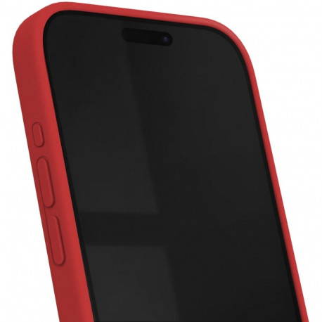 Mobiili tagakaas Ideal of Sweden iPhone 15 Pro Max, Magsafe, silikoon, punane