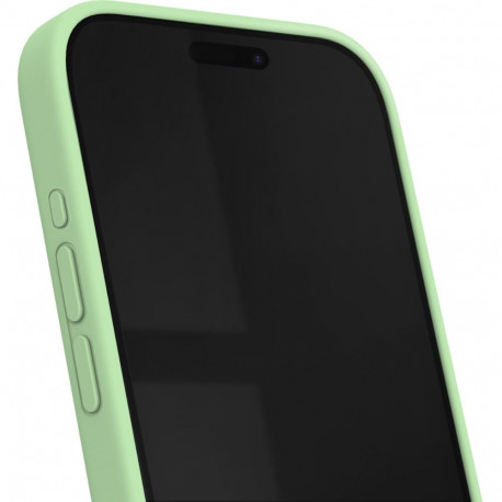 Mobiili tagakaas Ideal of Sweden iPhone 15 Pro Magsafe, silikoon, Mint