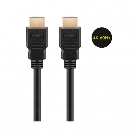 Videokaabel Wentronic HDMI - HDMI 4K, 0.5m