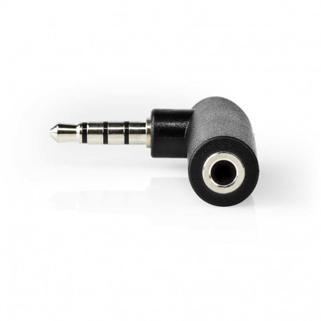 Audioadapter Nedis 3.5mm (M) - 3.5mm (F), 90 kraadi