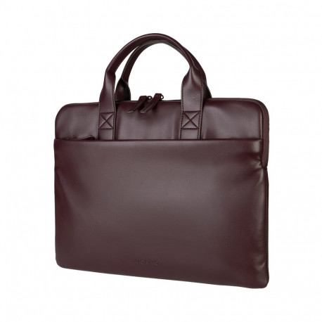 Sülearvuti õlakott Tucano 14'' Isotta nahkne, tumelilla
