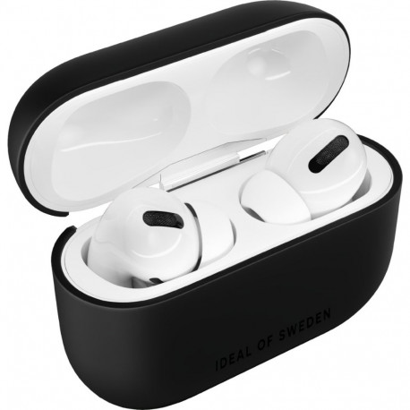 Airpods Pro laadimiskarbiümbris Ideal of Sweden (1/2 gen), silikoon, must