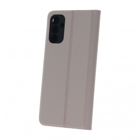 Kaardivahega mobiiliümbris Setty Galaxy A14 Wallet Smart Soft, beež
