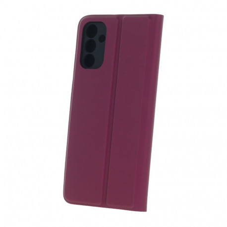 Kaardivahega mobiiliümbris Setty Redmi 12C Wallet Smart Soft, tumepunane