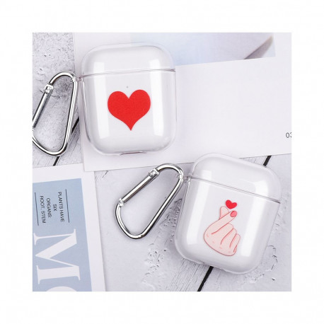 Airpods 1/2 laadimiskarbiümbris Trendybay CBAP41, süda