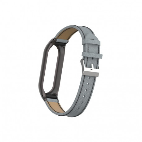 Kellarihm Trendybay Mi Band 7, nahkne, hall