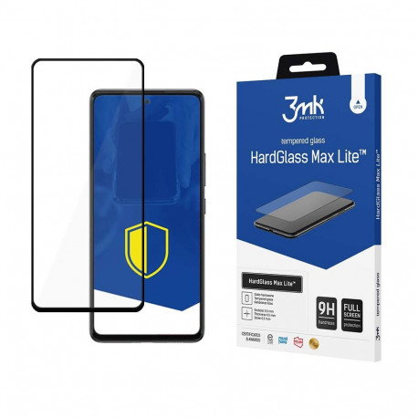 Kaitseklaas 3MK Galaxy A53 5G HardGlass Max Lite, must