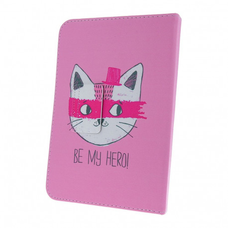 Tahvelarvuti kaaned GreenGo 7-8'' Universaalne roosa kass