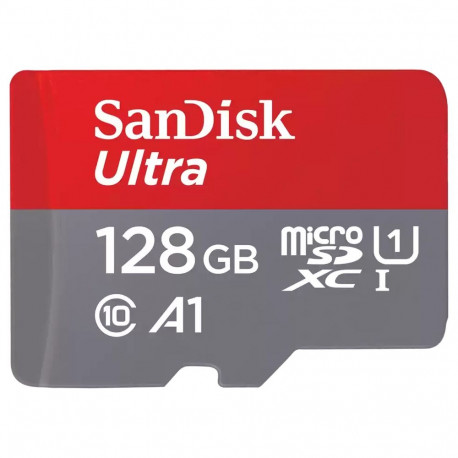 Mälukaart SanDisk 128GB Ultra MicroSDXC + adapter