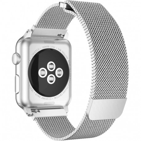 Kellarihm Trendybay Apple Watch 44/45/46/49mm, metall hõbe