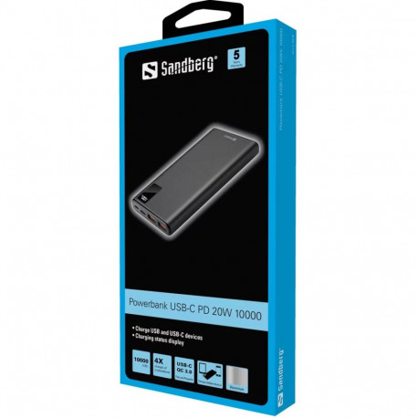 Akupank Sandberg USB-C PD 20W 10000mAh