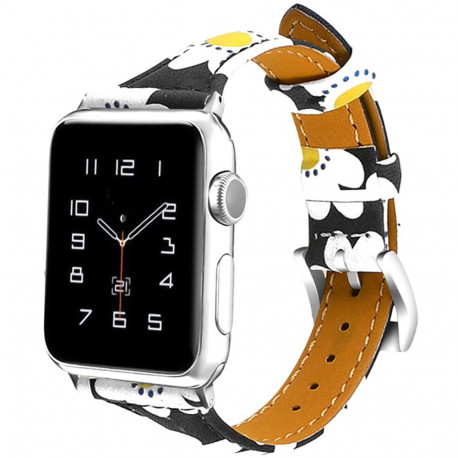 Kellarihm Trendybay Apple Watch 44/45/46/49mm, kirju, nahk
