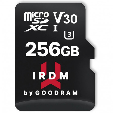 Mälukaart Goodram 256GB MicroSDXC UHS I U3 V30 + adapter