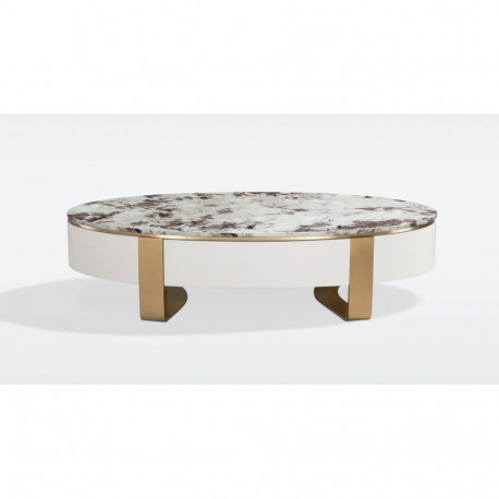 Diivanilaud STILIG, Off-white/kuldne