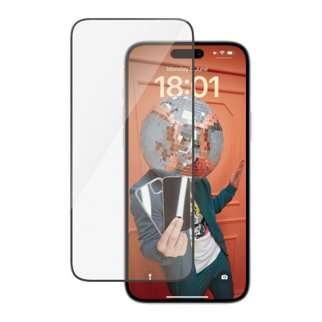 PanzerGlass Screen Protector iPhone 15 Plus | Ultra-Wide Fit w. EasyAligner