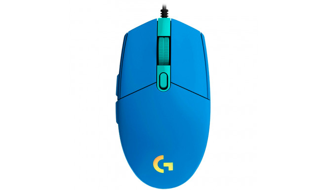 LOGITECH G102 LIGHTSYNC Corded Gaming Mouse - BLUE - USB - EER