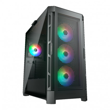 COUGAR DUOFACE PRO RGB PC Case, Mid Tower, Black