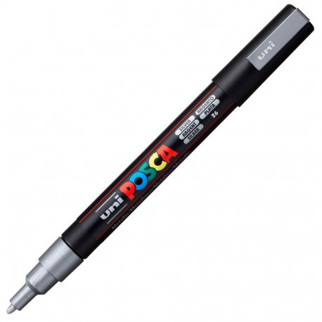 Marker UNI Posca PC3M, hõbe 0,9-1,3mm