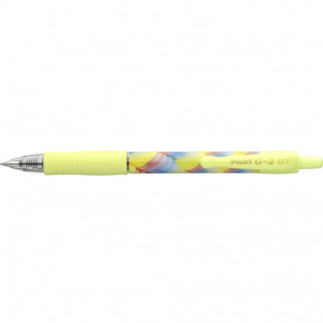 Geelpliiats Pilot G2 Flow, 0,7/ joon 0,32mm, kollane korpus, must südamik