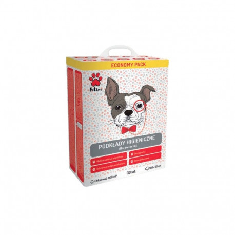 Presto Absorbent Pads For Pets 30pcs 60x60cm