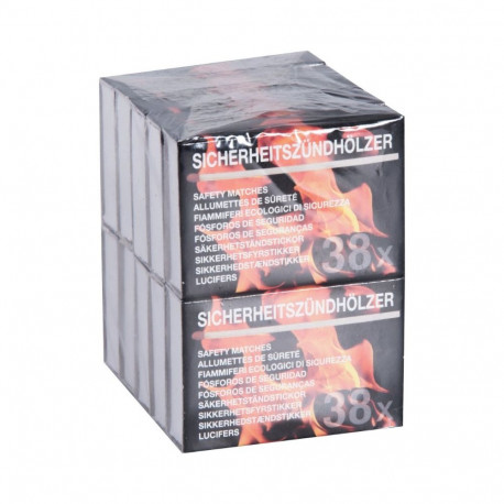 Flamax Firestarter Matches 38pcs Per Box 10 Boxes
