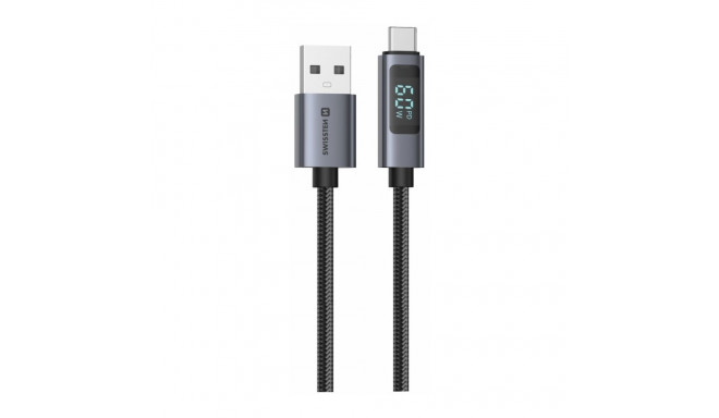 Swissten LCD Cable USB - USB-C 1m