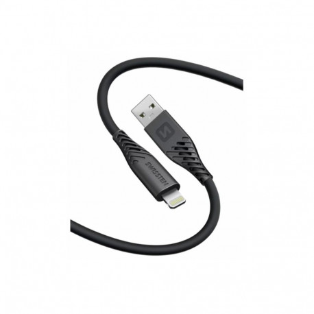 Swissten Soft Silicone USB - Lightning Data and Charging Cable 0.4m