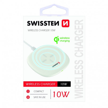 Swissten 10W Wireless charger with USB-C 1.5m cable