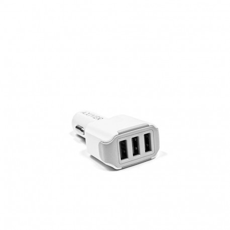 Axiver car charger Triple Premium 3xUSB 4.4A, white