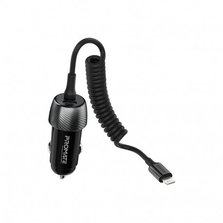 Promate PowerDrive-33PDI Car charger 33W / Lightning + USB-C