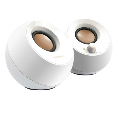 Creative speakers Pebble USB, white