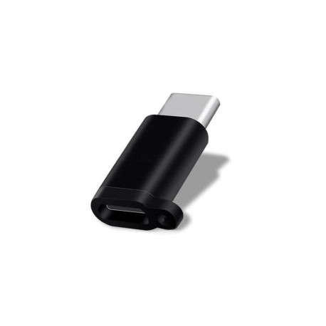 Mocco adapter microUSB - USB-C, black