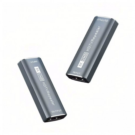 RoGer HDMI 8K UHD Repeater Signal extender up to 25m with support CEC, DTS, 3D / 7680x4320@60Hz