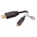 Vivanco kaabel USB - microUSB 1,8m (45217)