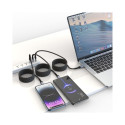 Swissten Magnetic Self-Winding USB-C / Lightning Data Cable 1m