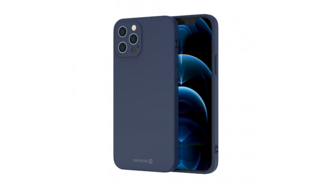 Swissten Soft Joy Silicone Case for Huawei P40 Lite Blue
