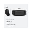 RoGer E6S TWS Wireless Headphones / IPX4 / BT5.0
