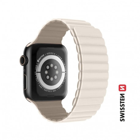 Swissten Silicone Magnetic Band for Apple Watch 42 / 44 / 45 / 49 mm