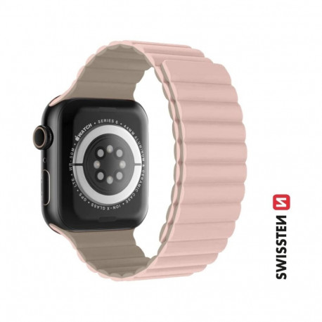 Swissten Silicone Magnetic Band for Apple Watch 38 / 40 mm