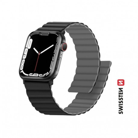 Swissten Silicone Magnetic Band for Apple Watch 38 / 40 mm