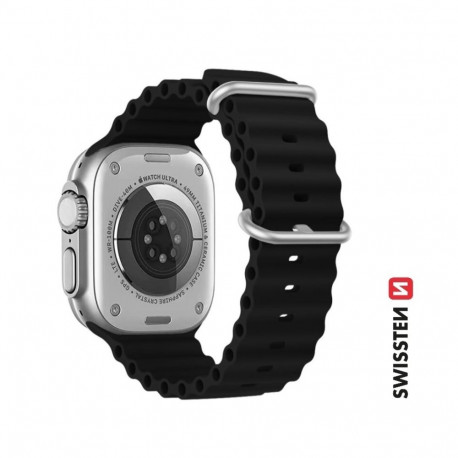 Swissten Marine Silicone Band for Apple Watch 42 / 44 / 45 / 49 mm