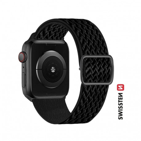 Swissten Nylon Band with Buckle for Apple Watch 42 / 44 / 45 / 49 mm