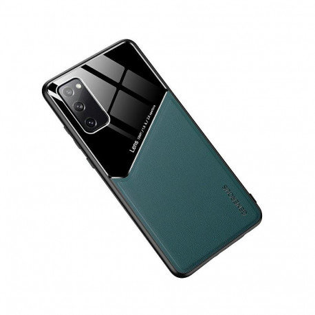 Mocco Lens Leather Back Case for Apple iPhone 12 Pro Green