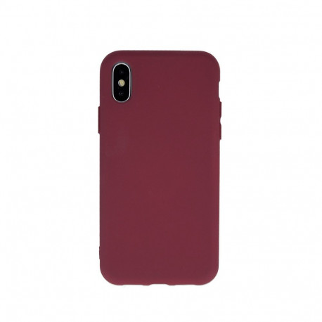 Mocco Silicone Case for Apple iPhone 12 Pro Max Burgundy