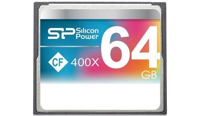 Silicon Power mälukaart CF 64GB 400x